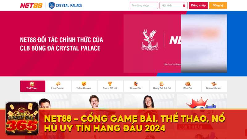 Net88 - Nhà cái uy tín với đa dạng game bài, thể thao, nổ hũ