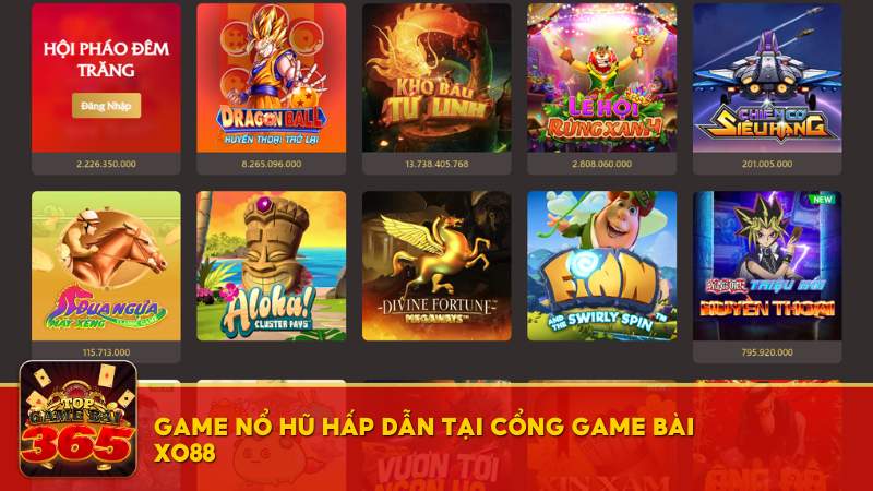 Game nổ hũ hấp dẫn tại cổng game bài XO88