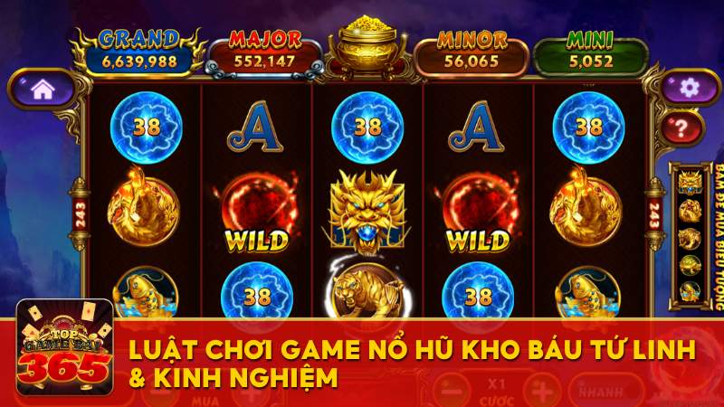 Luật chơi game nổ hũ Kho Báu Tứ Linh & kinh nghiệm thắng lớn