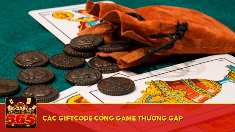 Các giftcode cổng game thường gặp