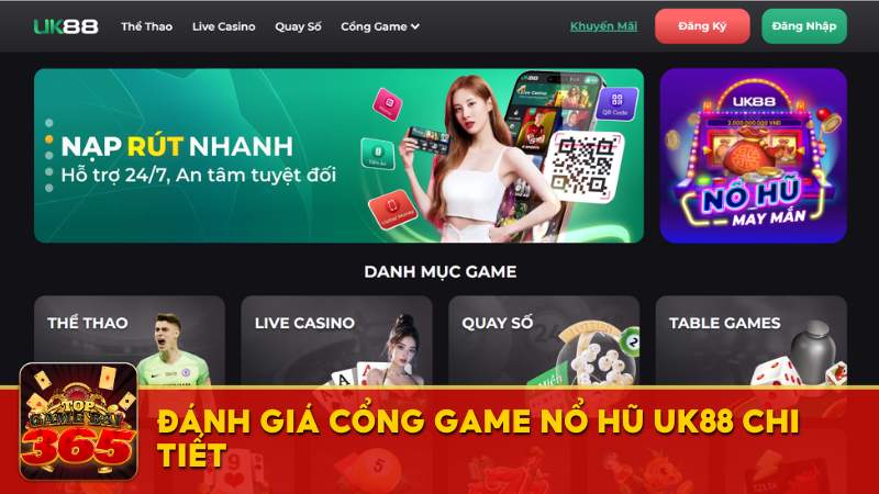 Nổ hũ UK88 - Sự lựa chọn hoàn hảo cho game thủ slots game