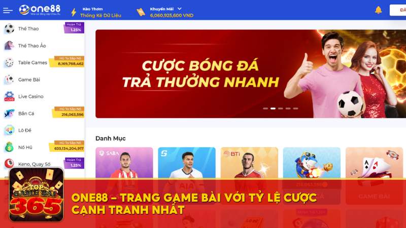 One88 - Trang game bài với tỷ lệ cược cạnh tranh nhất