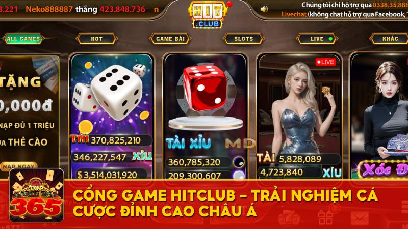 Đánh giá chi tiết và khuyến mãi nổi bật tại Hitclub từ Top Game Bài 365