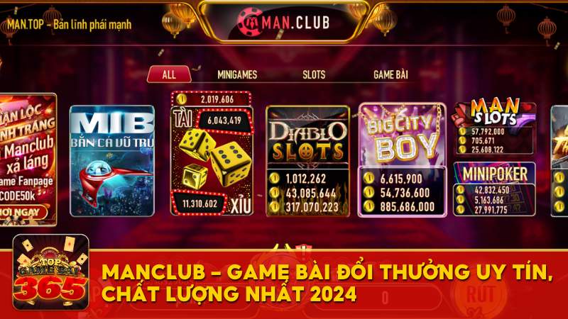 Manclub - Game bài đổi thưởng uy tín, "chất chơi" dành cho phái mạnh