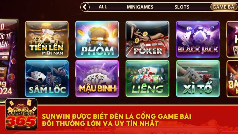 Game bài Sunwin đẳng cấp như sòng bạc thực thụ tại Ma Cao