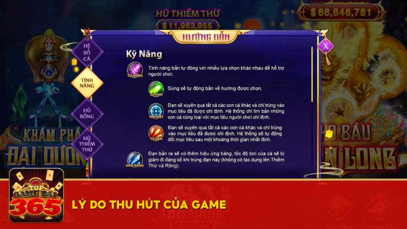 Lý do thu hút của game