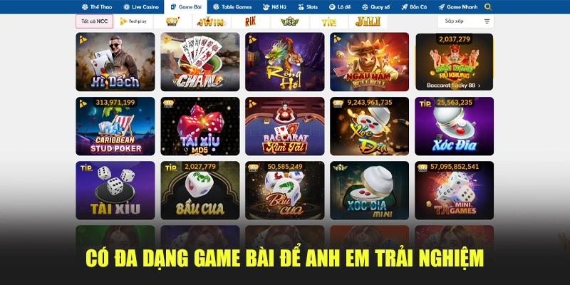 5 lý do nên trải nghiệm nhà cái game bài Net88 – Lựa chọn không dành cho tay mơ 2 Có đa dạng game bài để anh em trải nghiệm